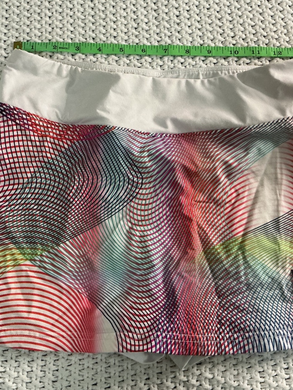 CHRISTOPHER BEVANS WOMAN'S SMALL COLORFUL PICKBALL/TENNIS SKORT